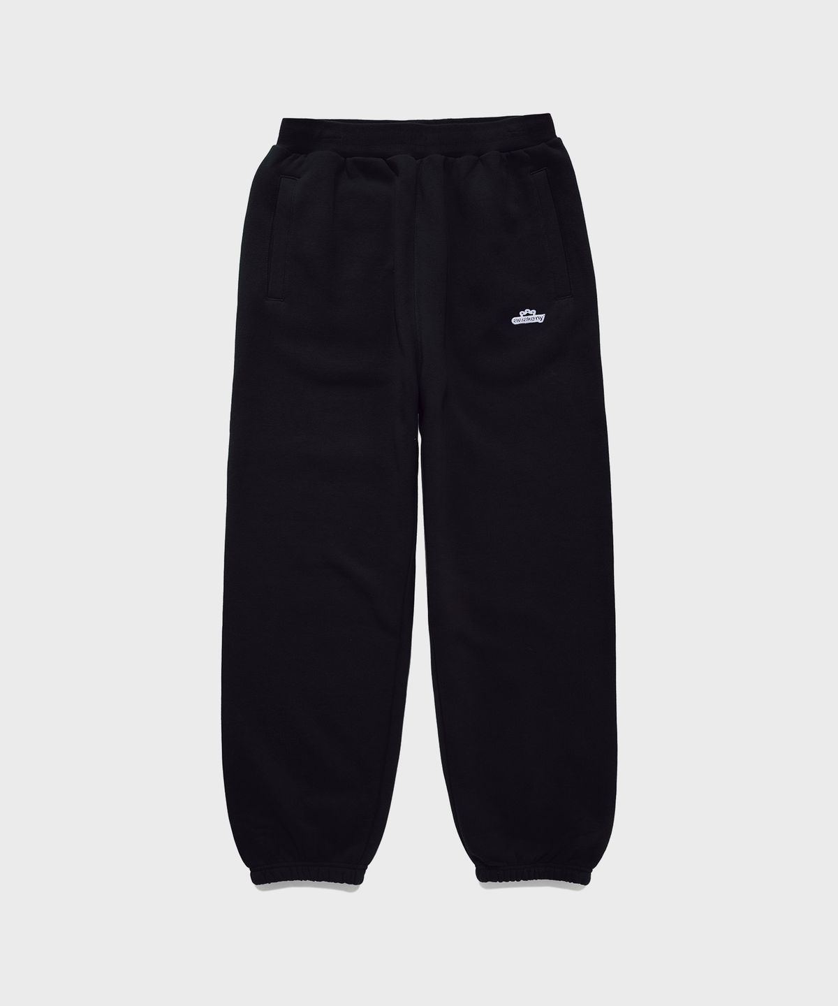 어웨이크 뉴욕(AWAKE NY) (U) 크라운 로고 스웻팬츠 블랙 CROWN LOGO SWEATPANT BLACK