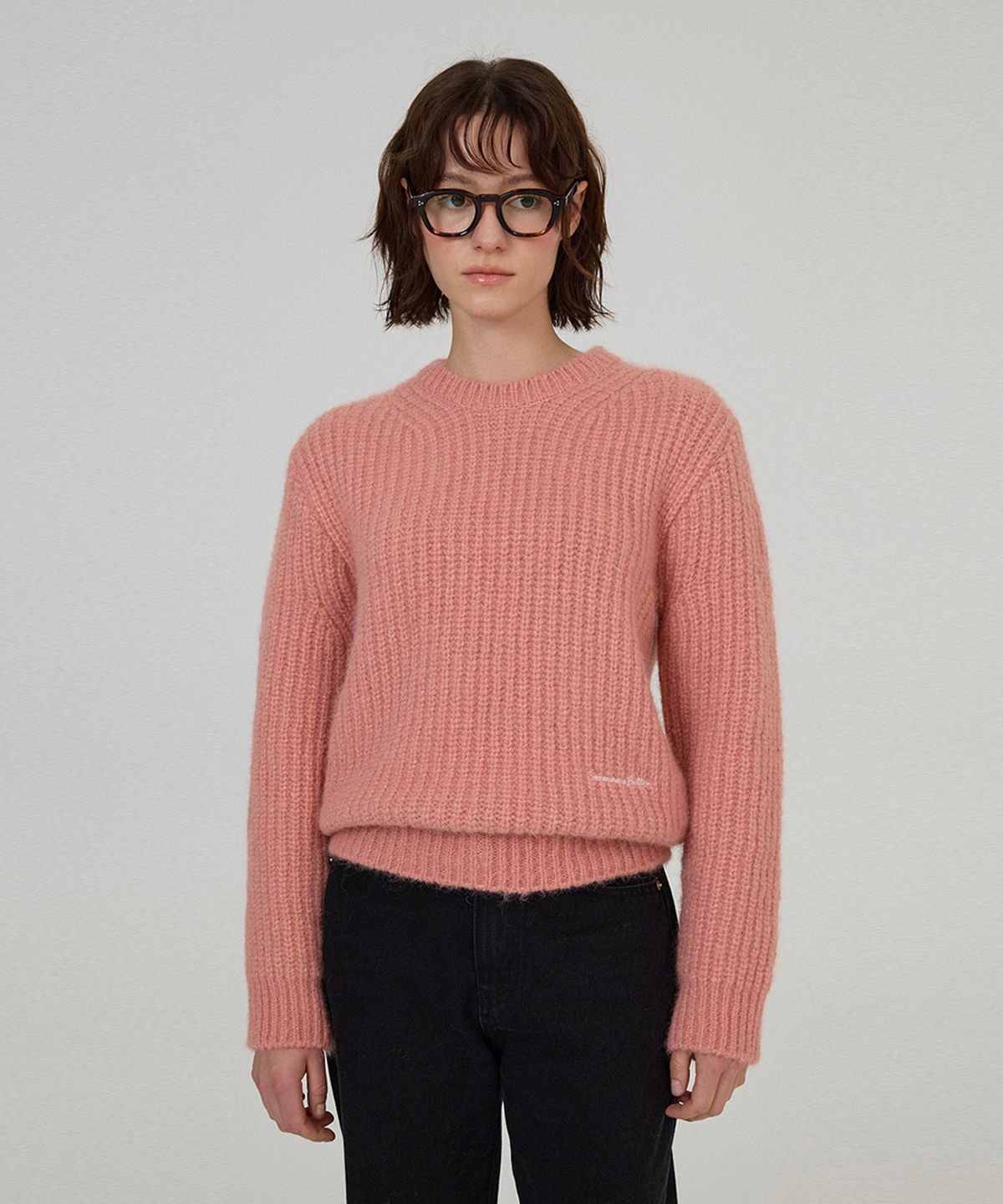 썸웨어버터(SOMEWHEREBUTTER) Mone Wool Knit - Pink