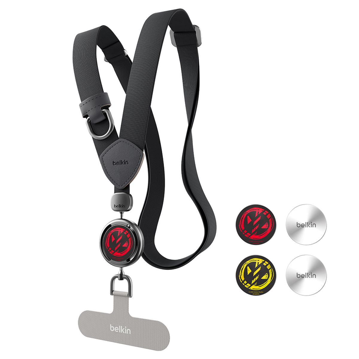 벨킨(BELKIN) 마블 데드풀과 울버린 스마트폰 스트랩 MSZ002BR