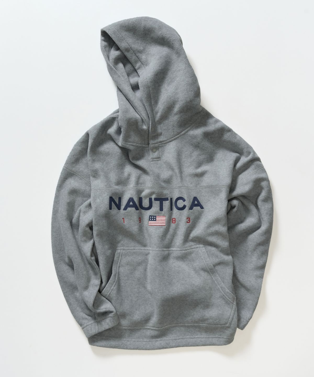 노티카(NAUTICA) 83플래그 폴라 후디(다크 M.그레이)