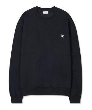 DE 로고 베이직 기모 스웻셔츠 [블랙]