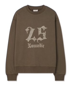 25 노마딕 기모 스웻셔츠 [카키브라운]