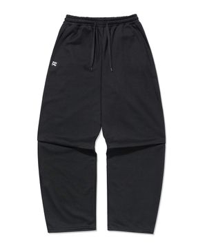 DE 로고 베이직 기모 스웻팬츠 [블랙]