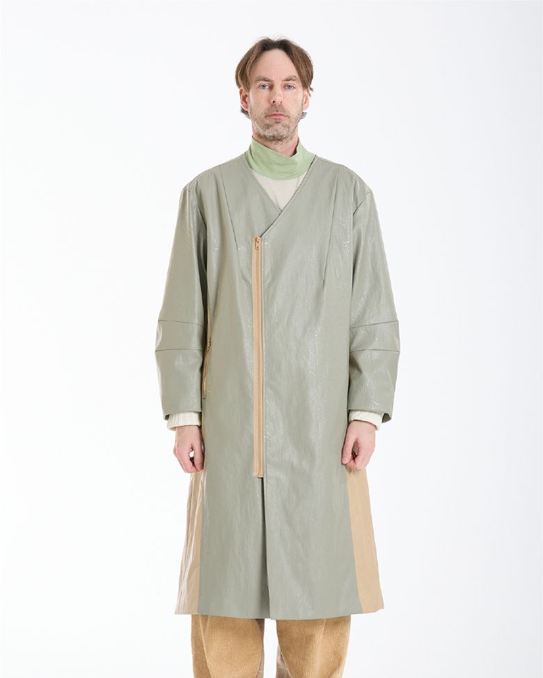 7ungs Faux-Leather Coat