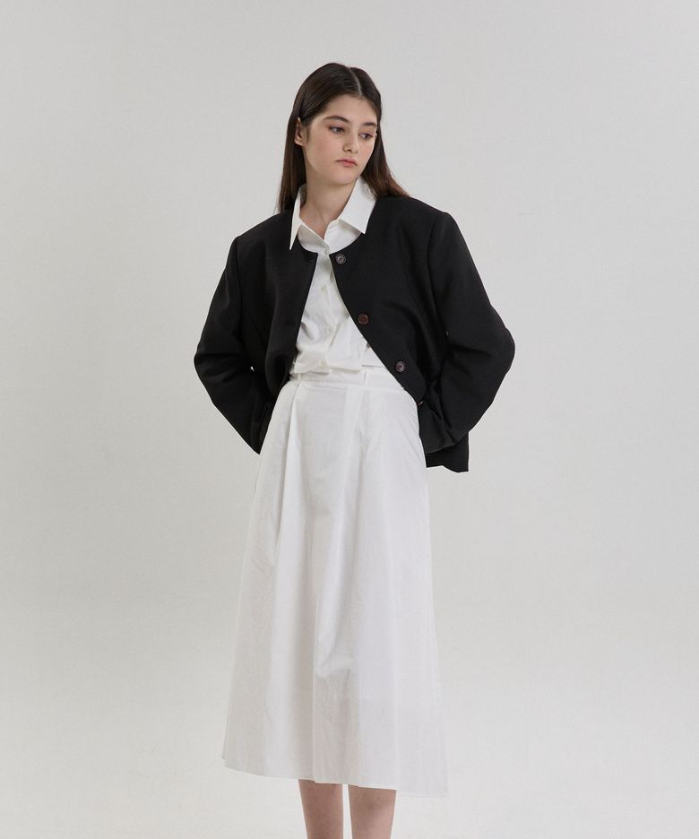 CALM SHIRT DRESS_IVORY