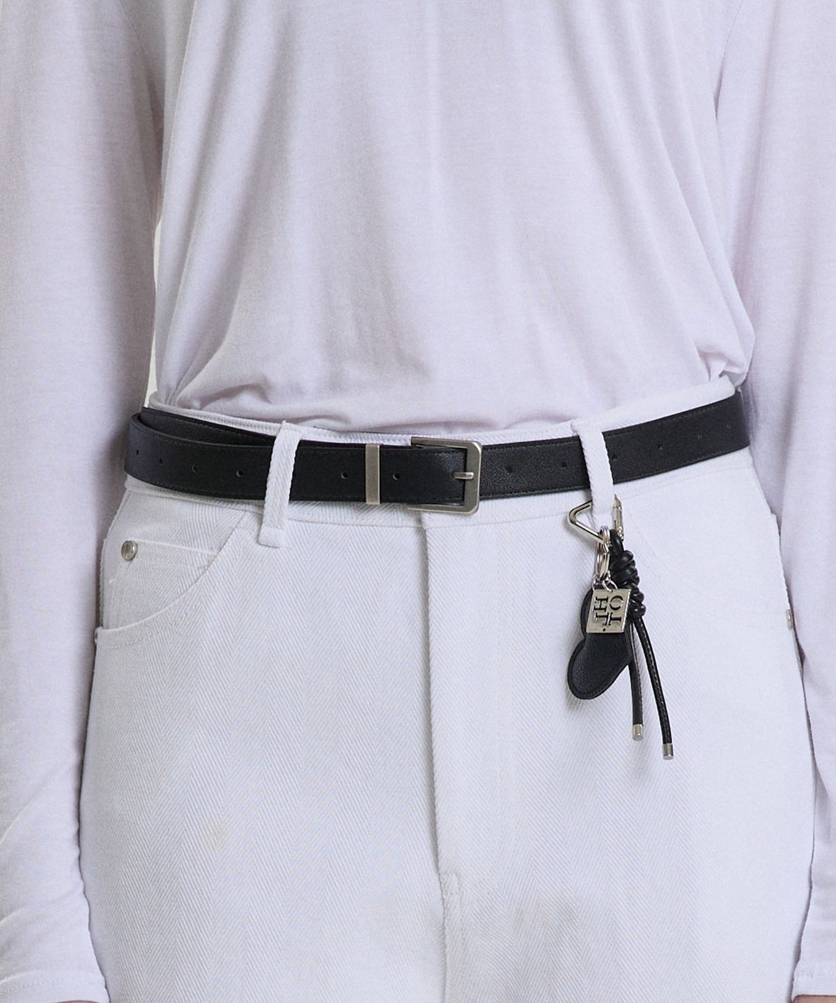 힐리오트(HEALIOTE) CLASSIC PUNCHING BELT_BLACK