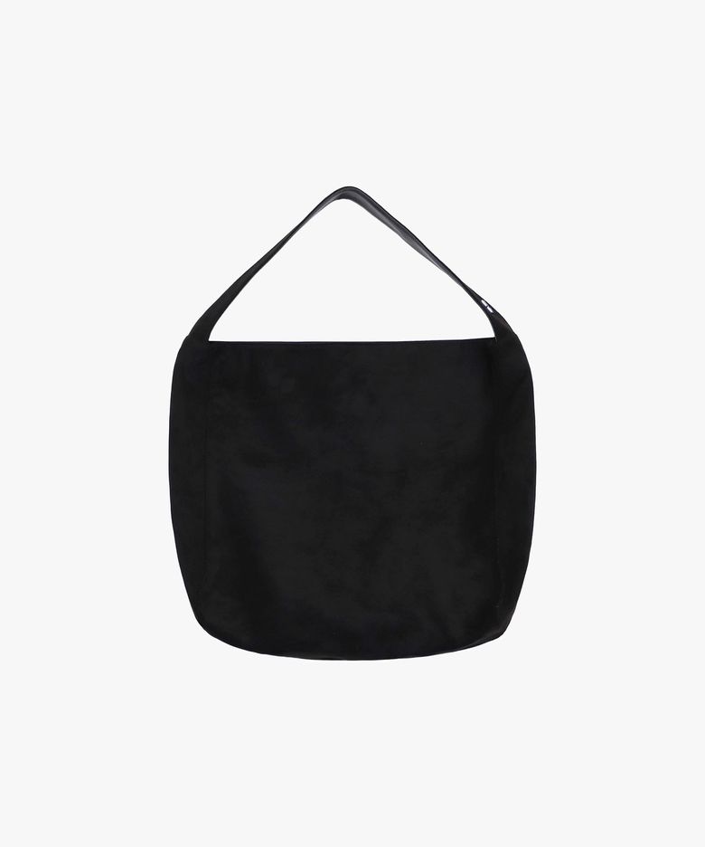 SUEDE ROOMY BAG_BLACK