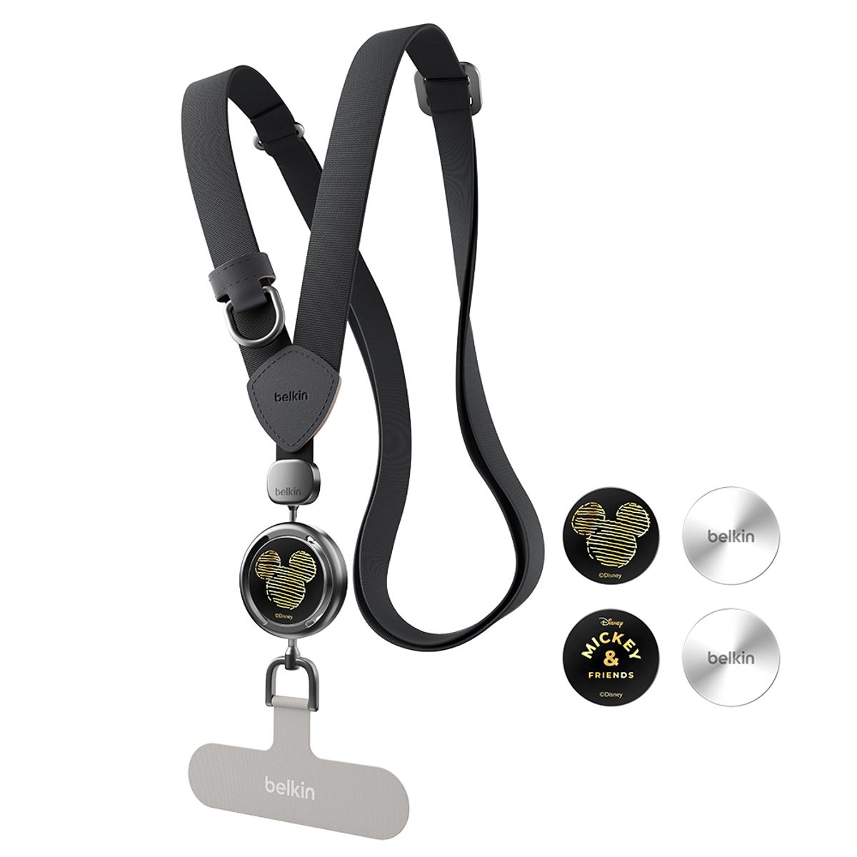 벨킨(BELKIN) 디즈니 미키와 친구들 스마트폰 스트랩 MSZ001BK