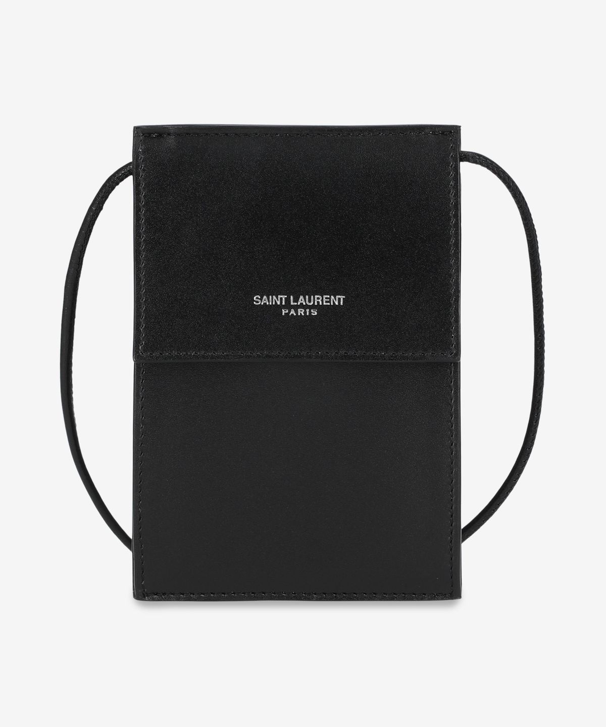 생로랑(SAINT LAURENT) 미니 시그니처 로고 크로스백 - 블랙 / 8027280U90E1000