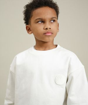 씬 벤몬 오버핏 스웻셔츠_아이보리