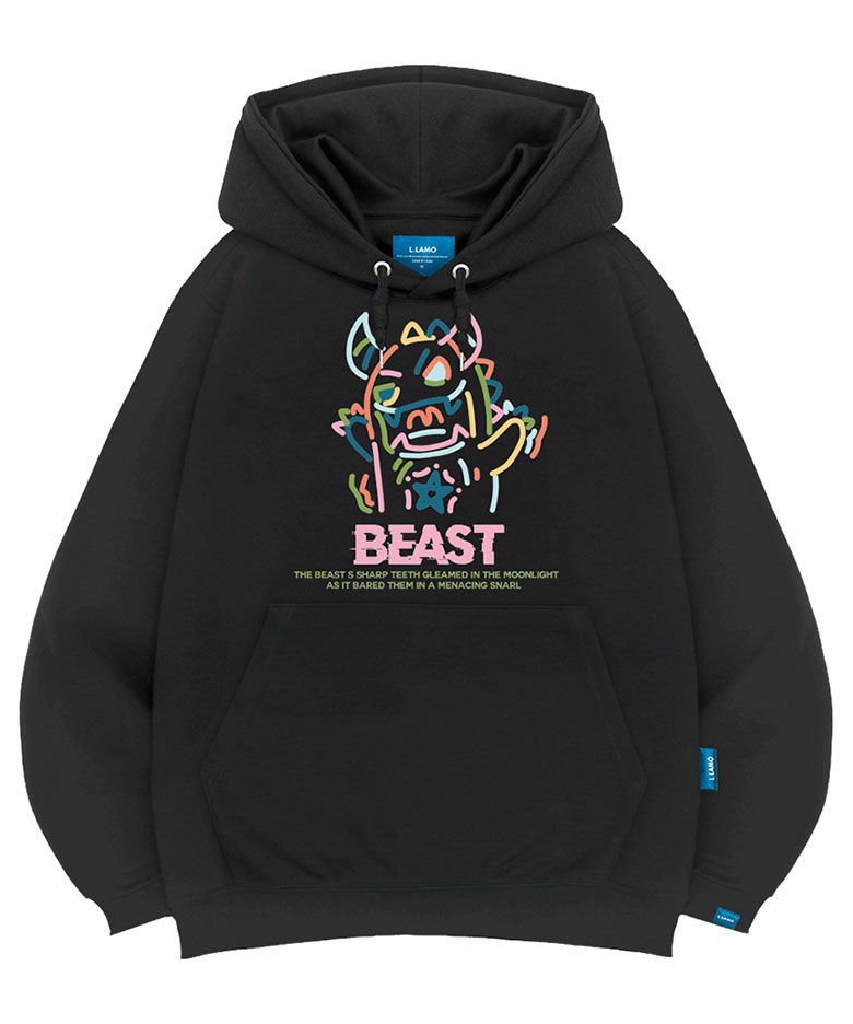 기모H 비스트 후드티 남녀공용 빅사이즈 M~4XL