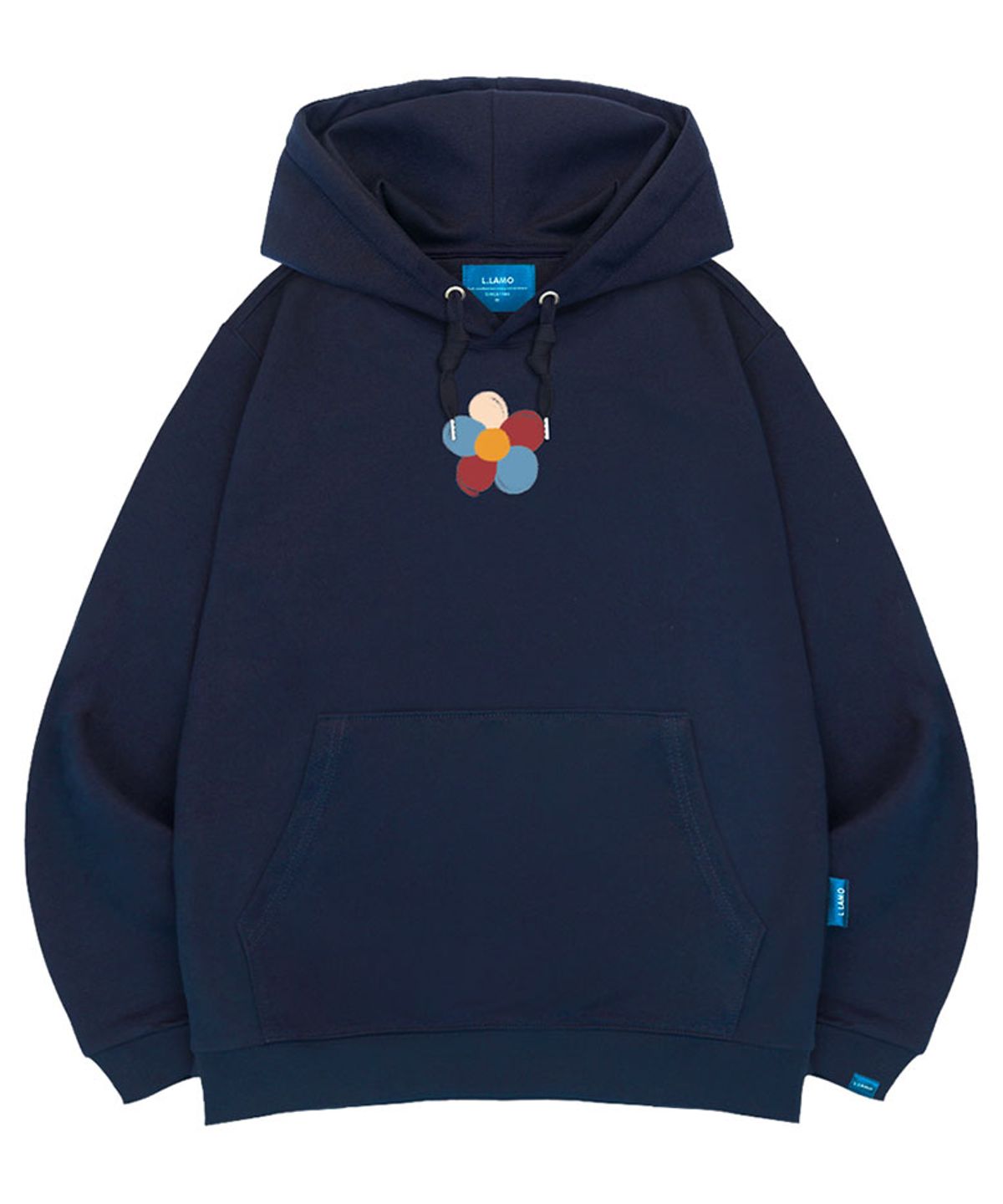 엘라모(LLAMO) 기모H 삼색조 후드티 남녀공용 빅사이즈 M~4XL