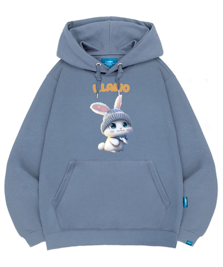 기모H 라모래빗 후드티 남녀공용 빅사이즈 M~4XL