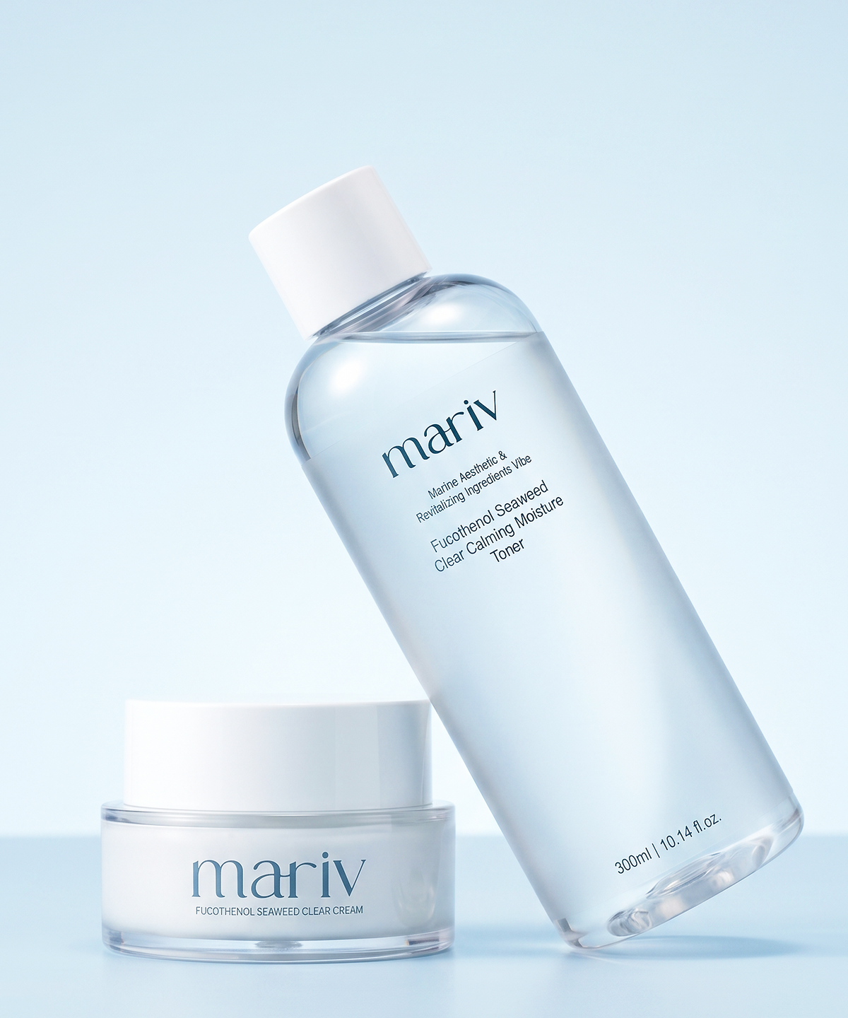 마리브(MARIV) 후코테놀 해초 클리어 크림+토너 세트