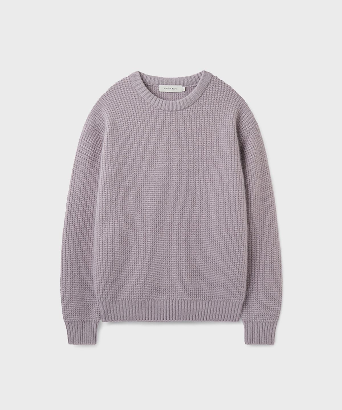 유니온블루(UNION BLUE) FOX WAFFLE SWEATER [LAVENDER]