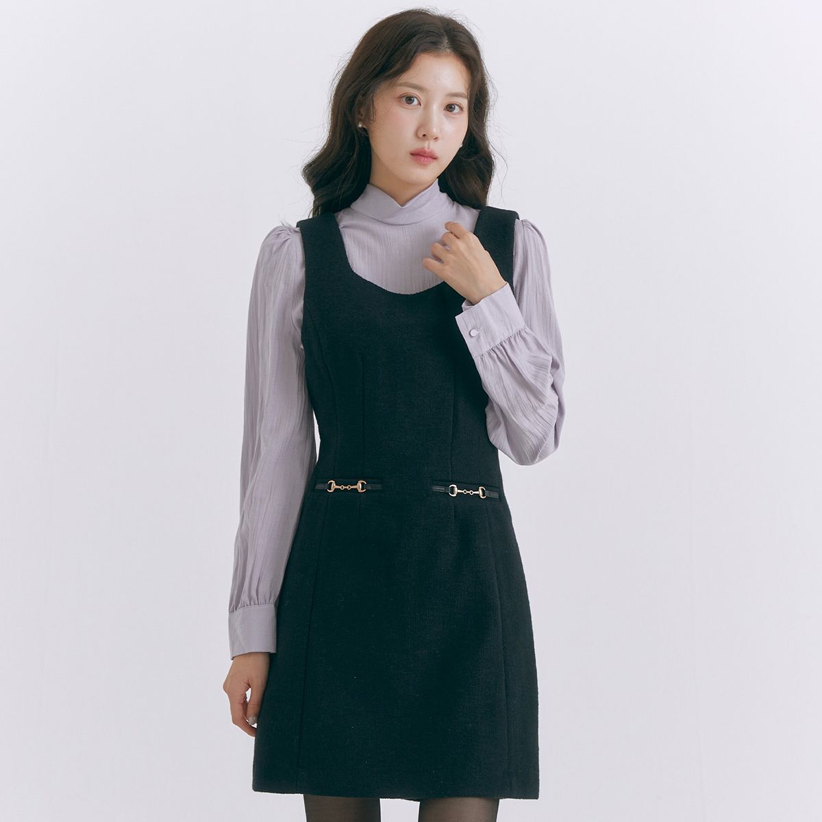 로엠(ROEM) 뷔스티에 미니 원피스_RMOWE4VRT1