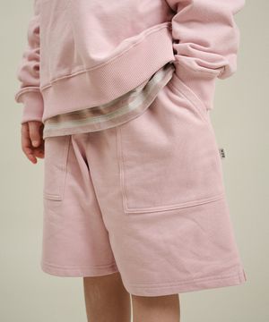씬 패치 포켓 쇼츠_핑크