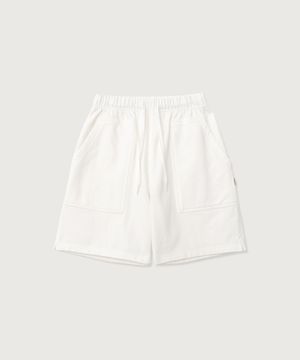 씬 패치 포켓 쇼츠_아이보리