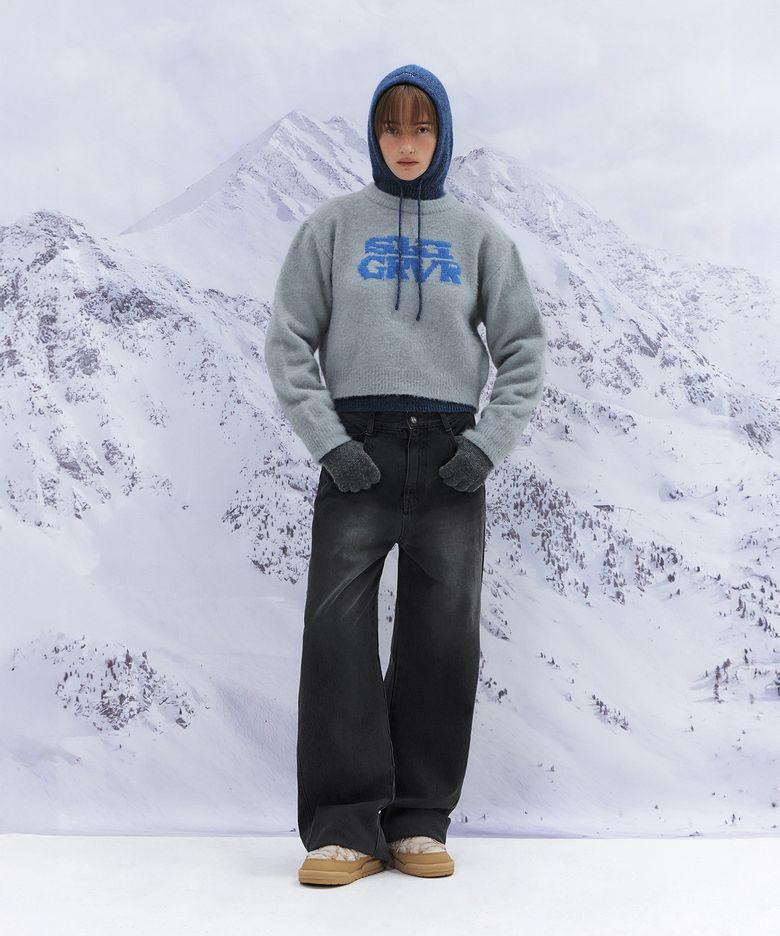 SKI KINS KNIT_GREY