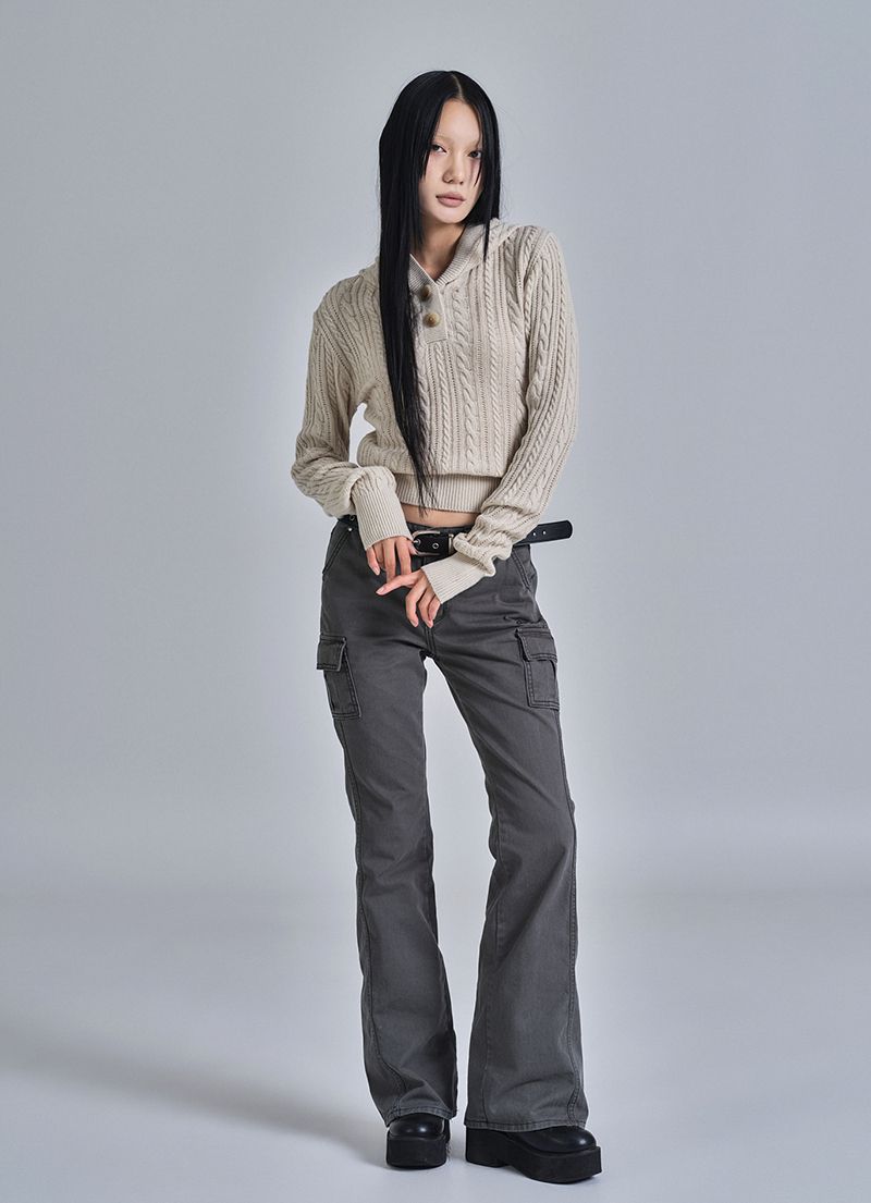 MUSINSA | ASON MINUTES CARGO PANTS / CHARCOAL