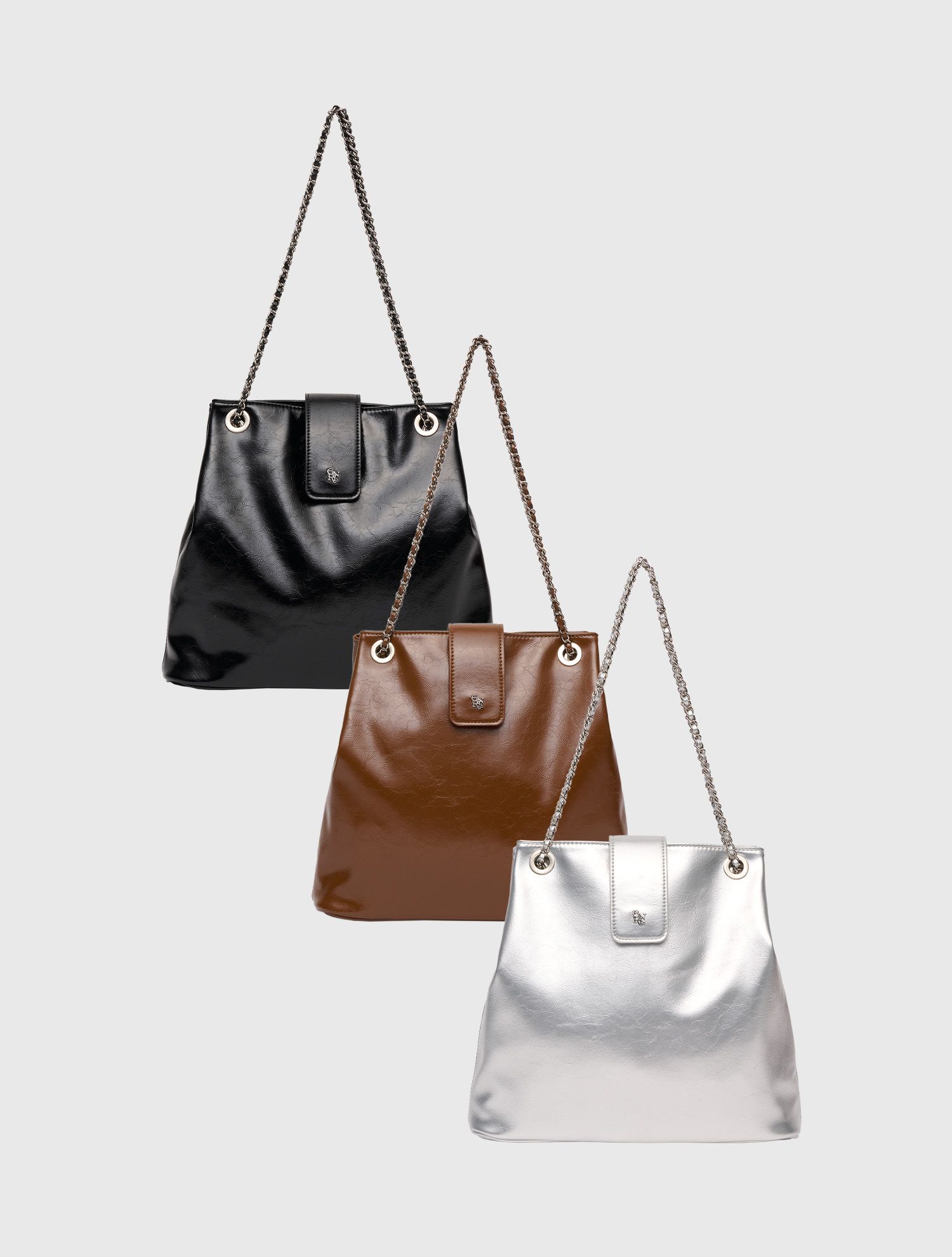 MUSINSA | GENERAL IDEA GNRL PU Leather Bucket Shoulder Bag