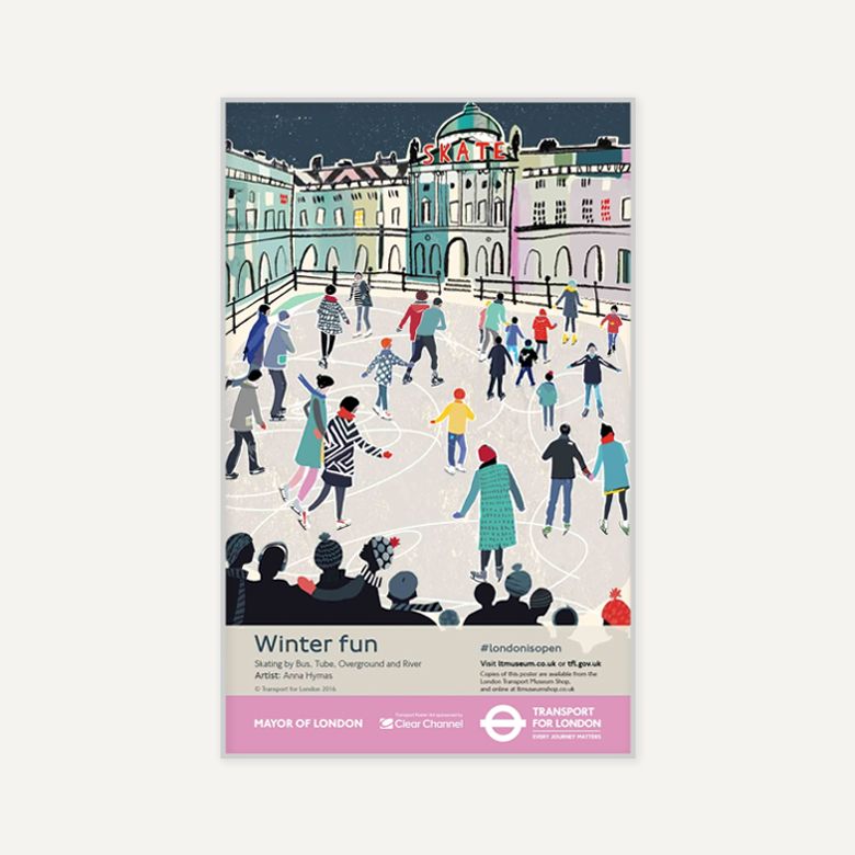 Winter Fun Skating (액자 포함)