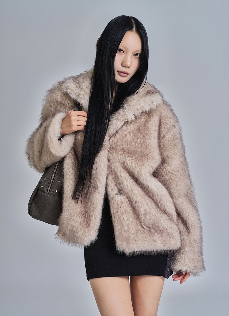 ★as''on★BIBI FUR JACKET / IVORY★正規品/韓国送料込 MUSINSA | ASON BIBI FUR JACKET / IVORY