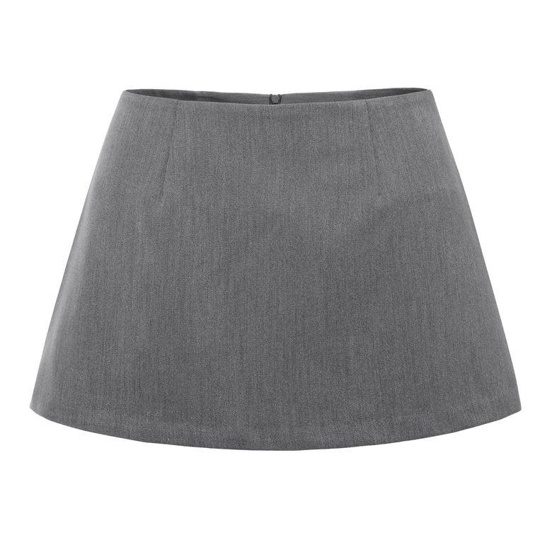 Mini Skirt Pants (gray)
