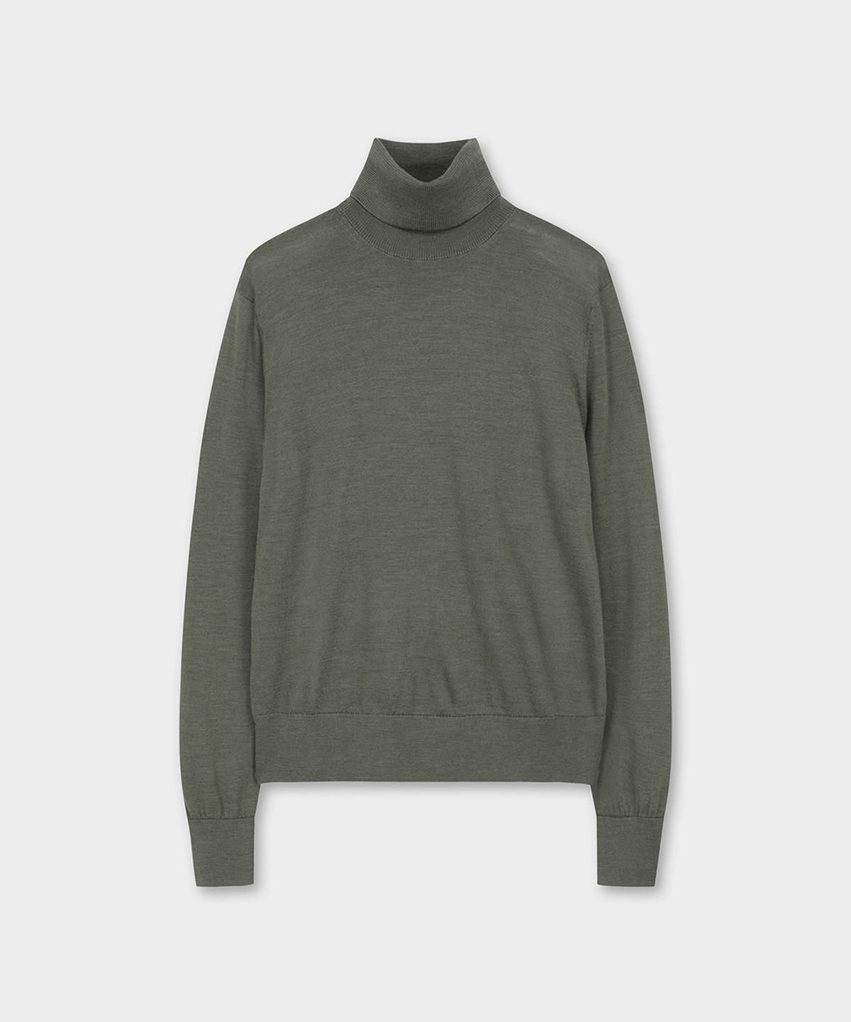 브룩스 브라더스(BROOKS BROTHERS) [여성] 메리노울 터틀넥 스웨터 (그린) (BBWUWF4032IEF)