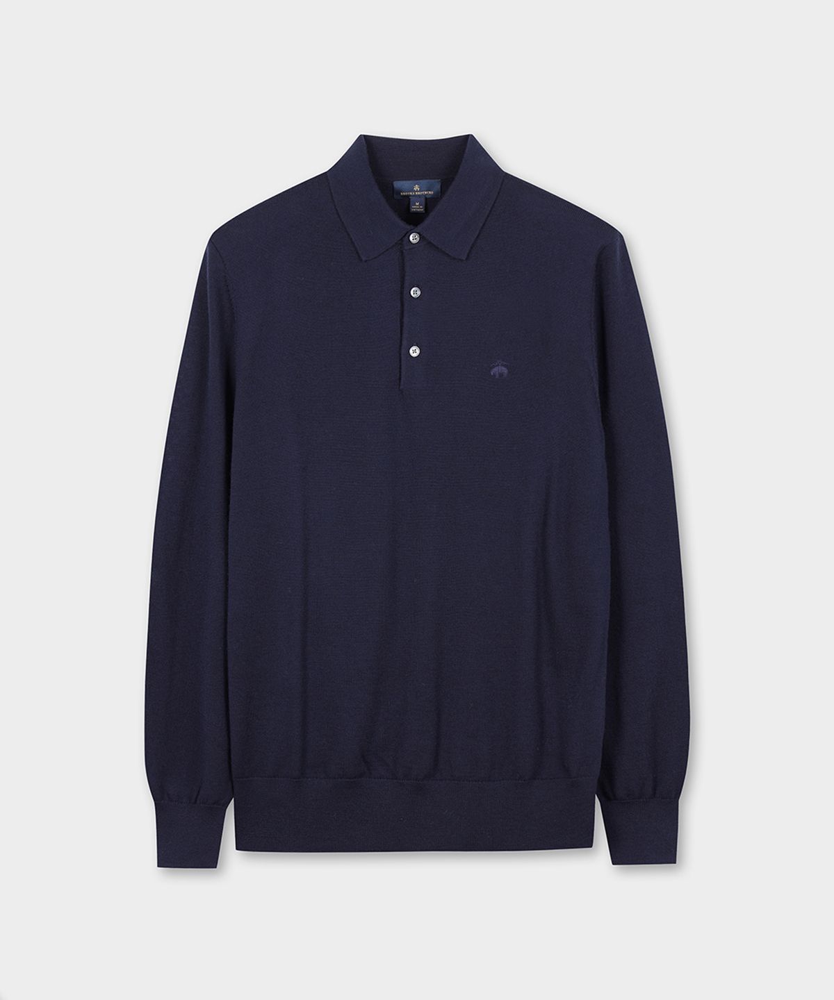 브룩스 브라더스(BROOKS BROTHERS) 메리노울 폴로스웨터 (네이비) (BBWTMF9640QEW)