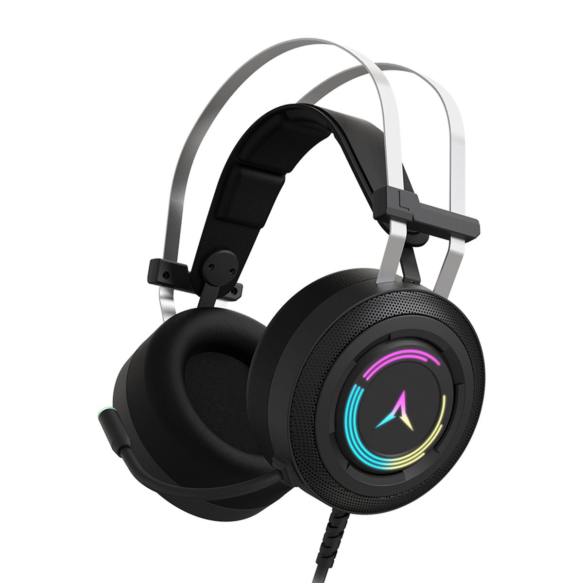 앱코(ABKO) AX-3 PLUS 가상 7.1채널 RGB 게이밍 헤드셋 블랙