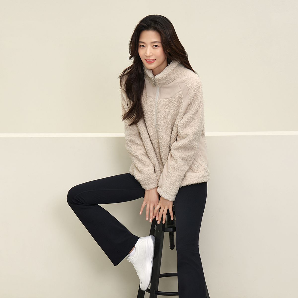 안다르(ANDAR) 셰르파 플리스 플러피 자켓
