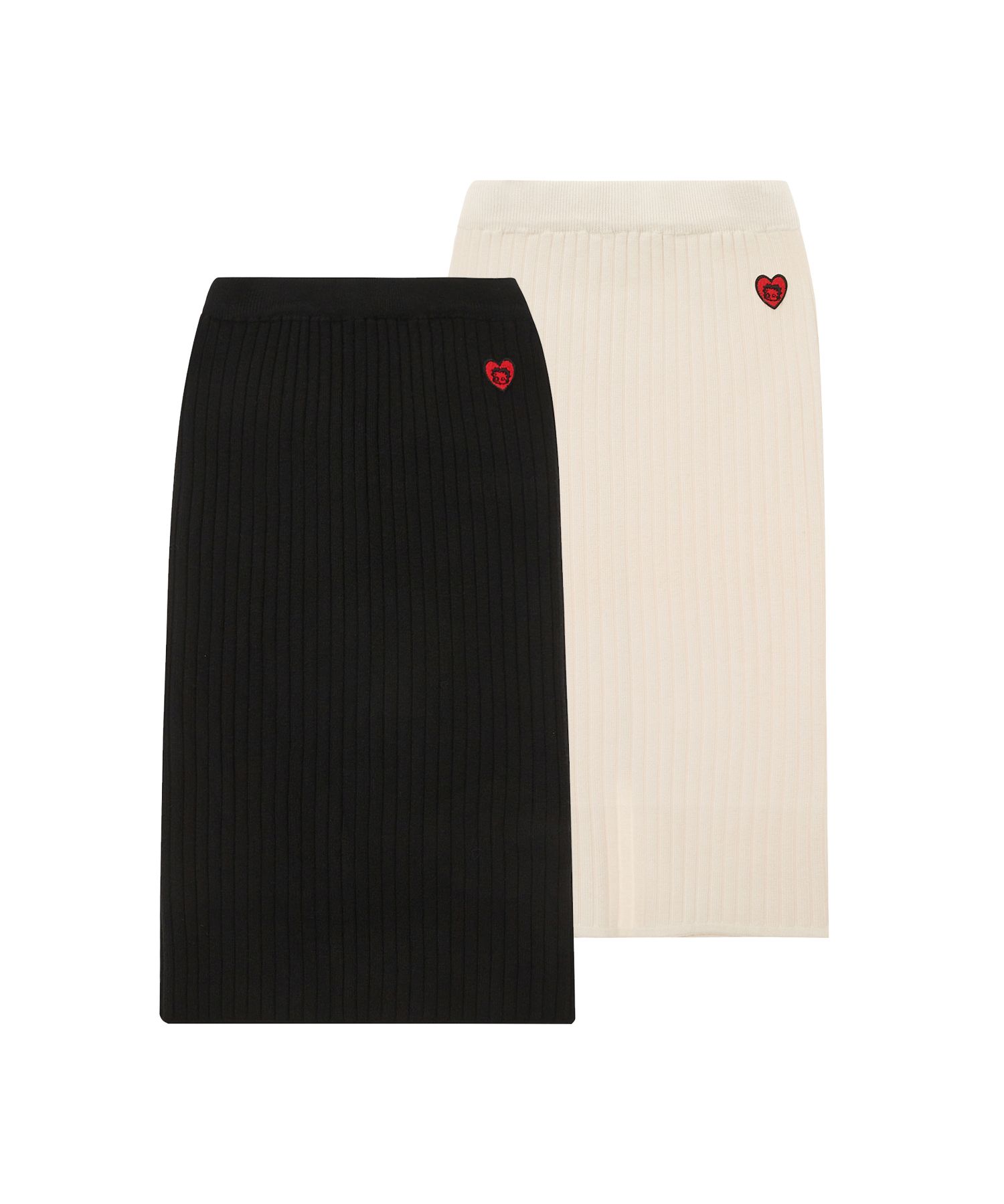 MUSINSA公式 | ULKIN CANVAS Betty Boop Basic Midi Knit Skirt