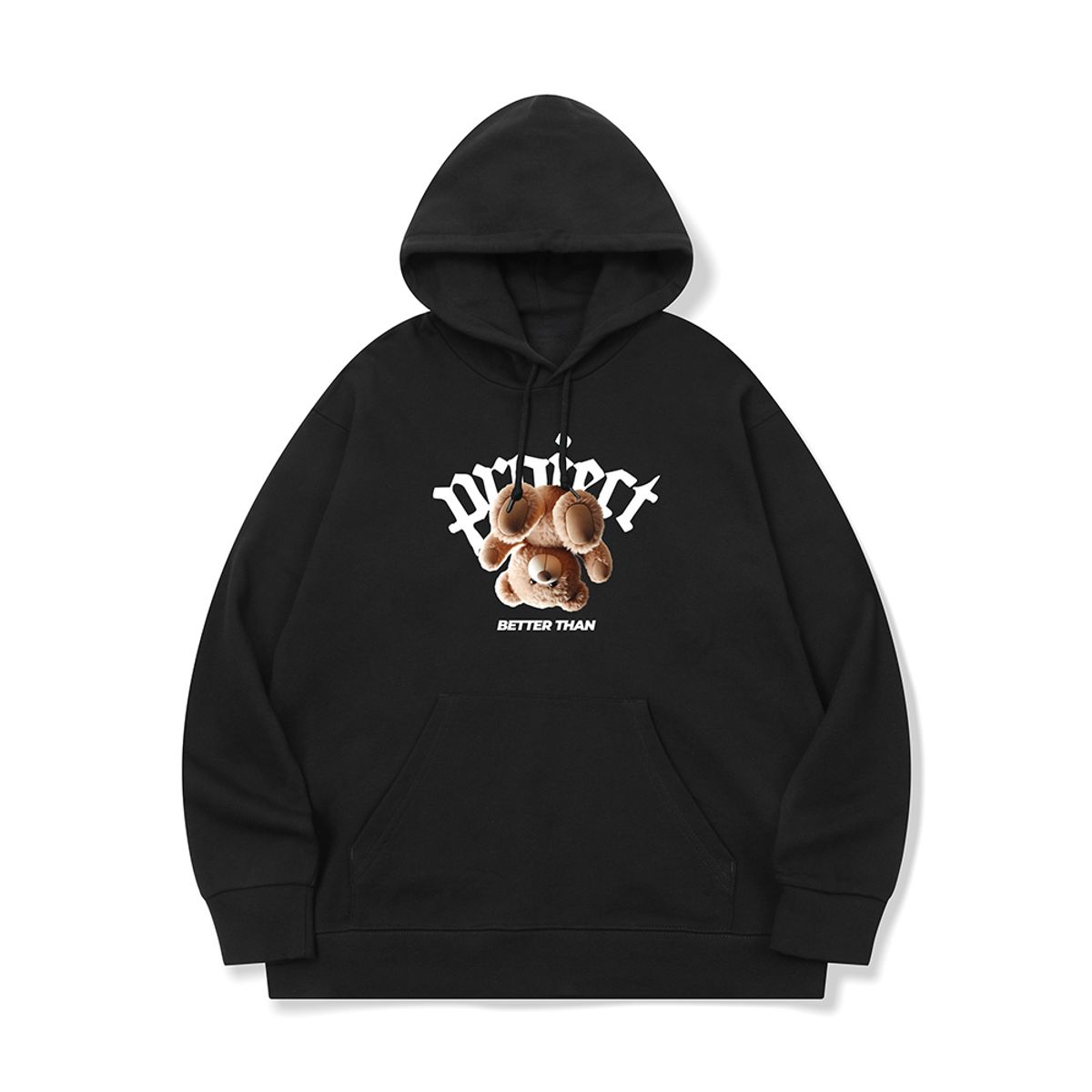 베러댄88(BETTERTHAN88) bth09 과연 곰이 귀여울까 그래픽 후드티