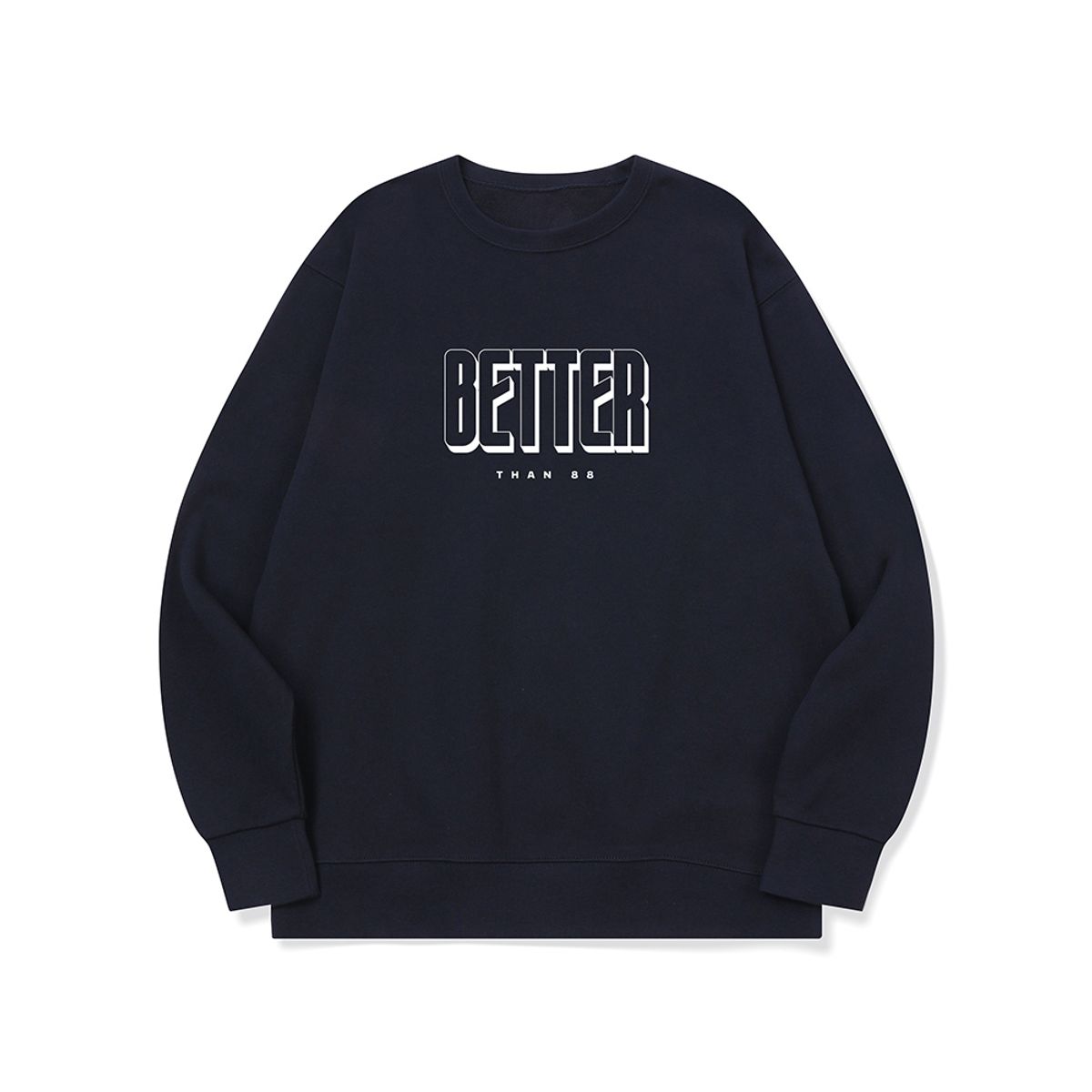 베러댄88(BETTERTHAN88) btm26 깔끔 그 잡채 그래픽 로고 맨투맨