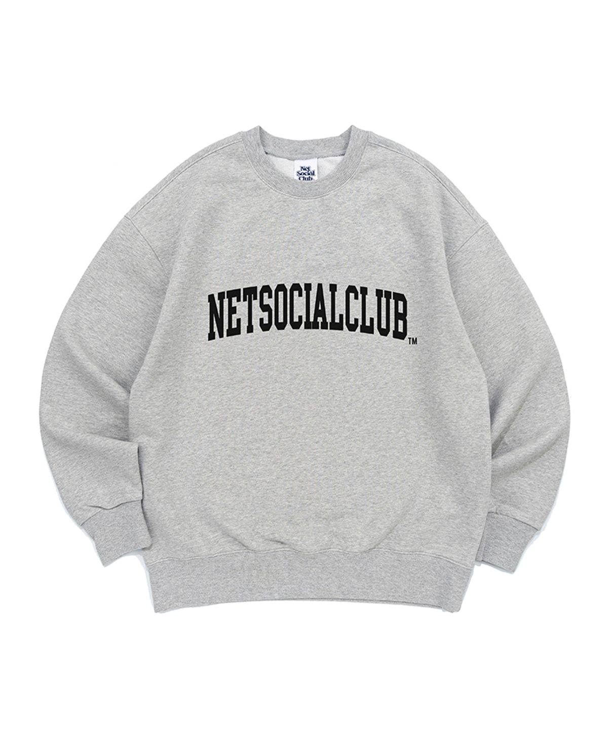넷소셜클럽(NET SOCIAL CLUB) [기모선택] 아치 로고 스웻 셔츠 (멜란지)