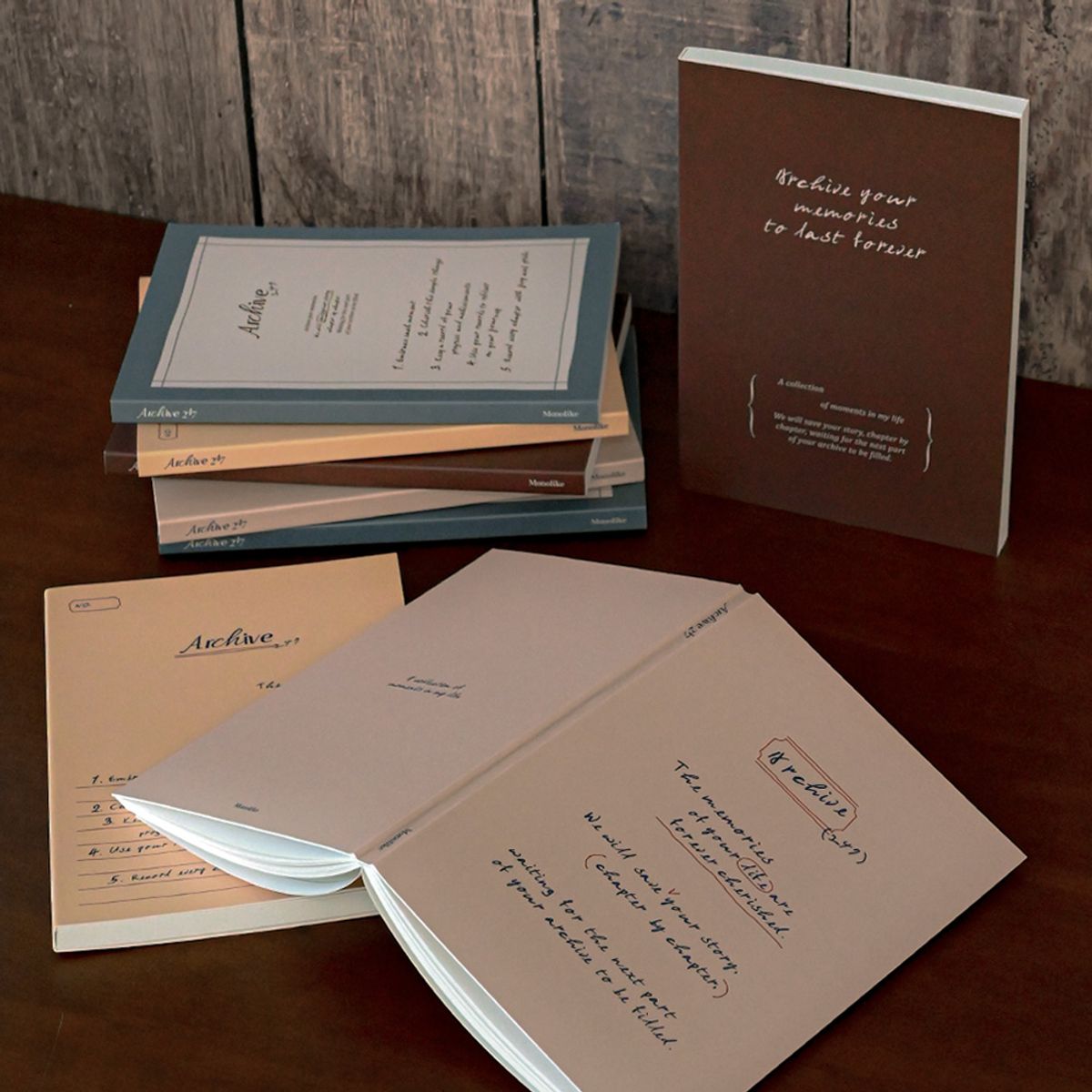 모노라이크(MONOLIKE) [PVC커버 포함] B6 아카이브247 6개월 다이어리 (만년형)