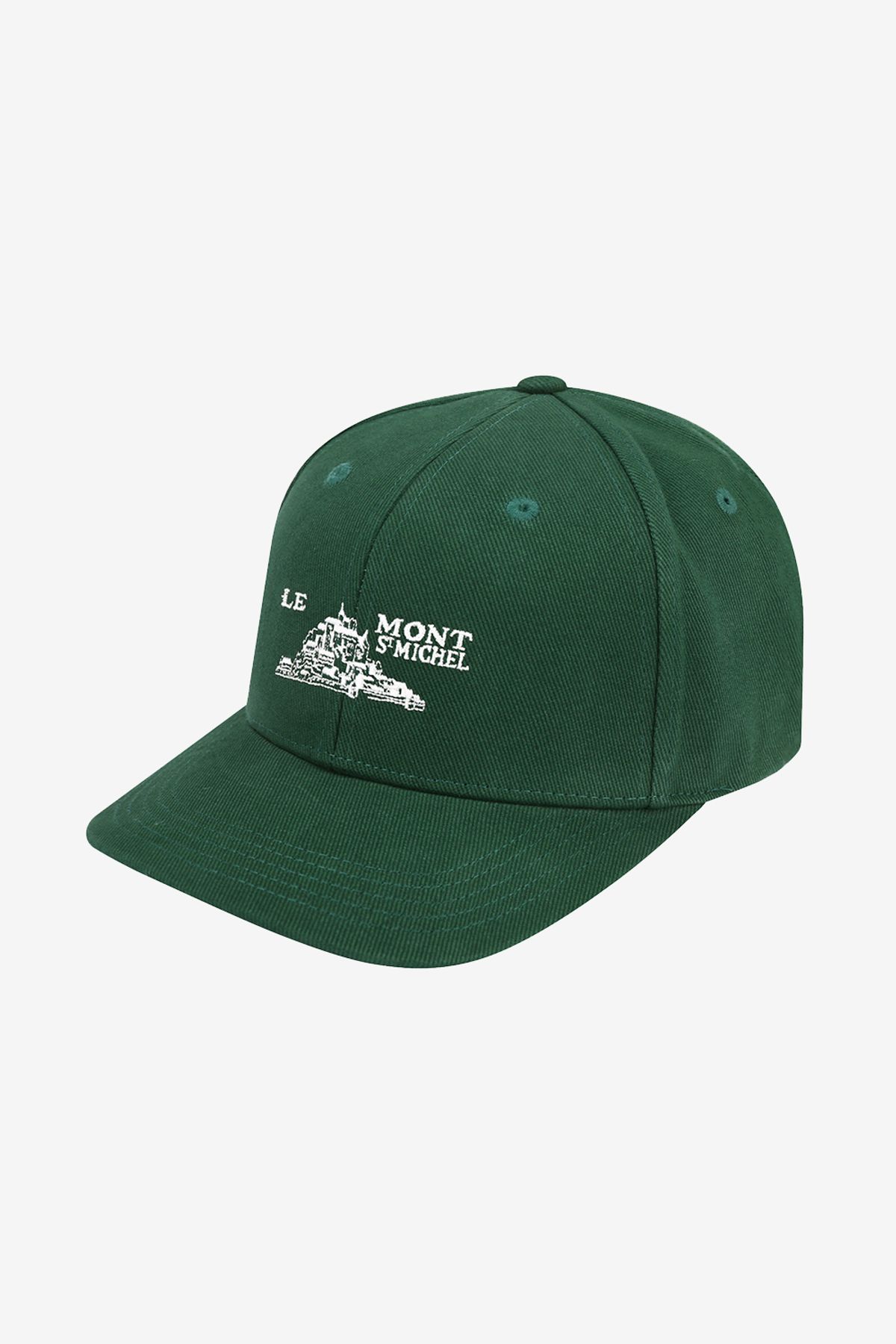 르몽생미셸(LE MONT ST MICHEL) AVILA- Embroidery cap_GREEN