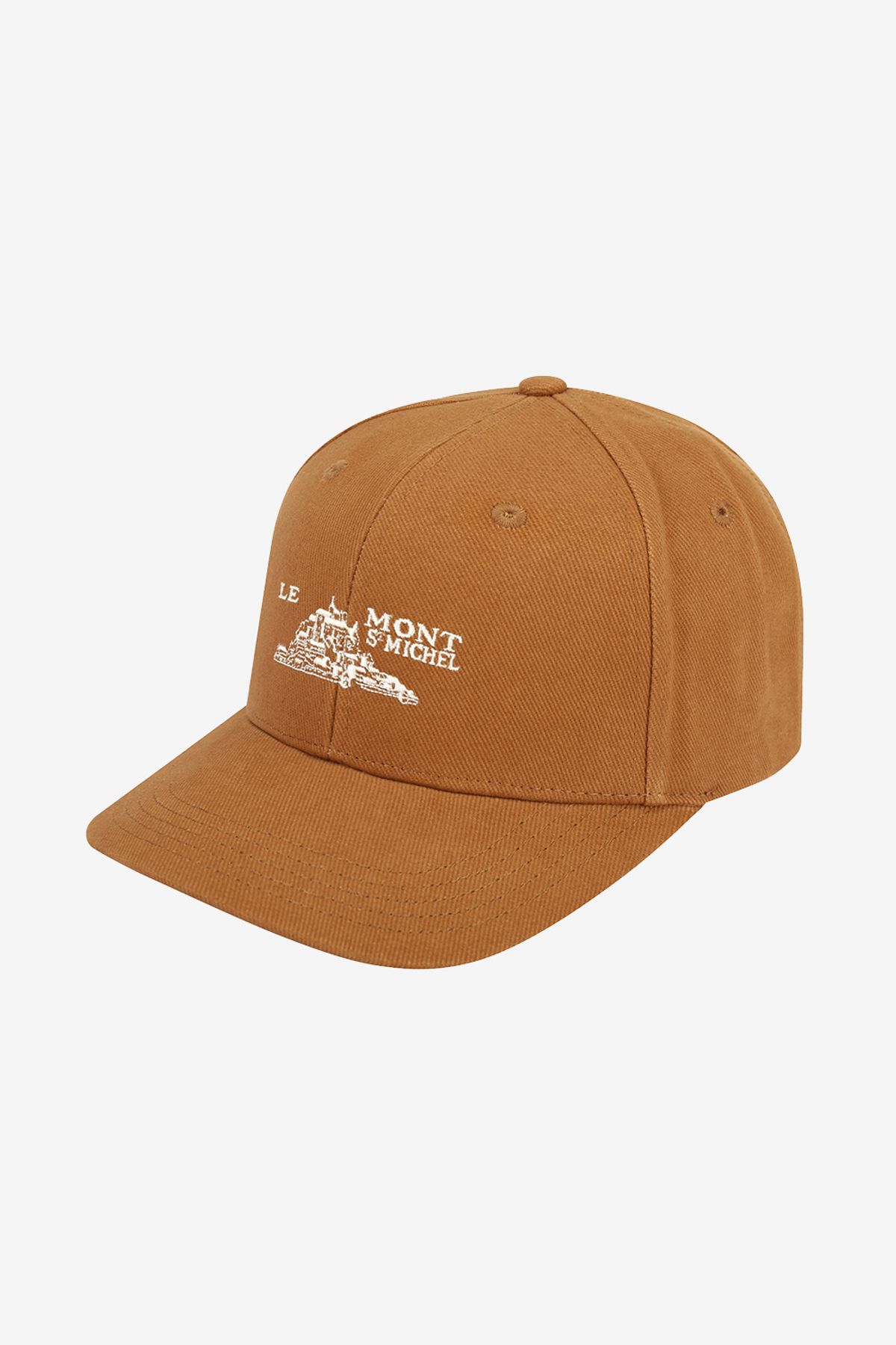 르몽생미셸(LE MONT ST MICHEL) AVILA- Embroidery cap_BROWN