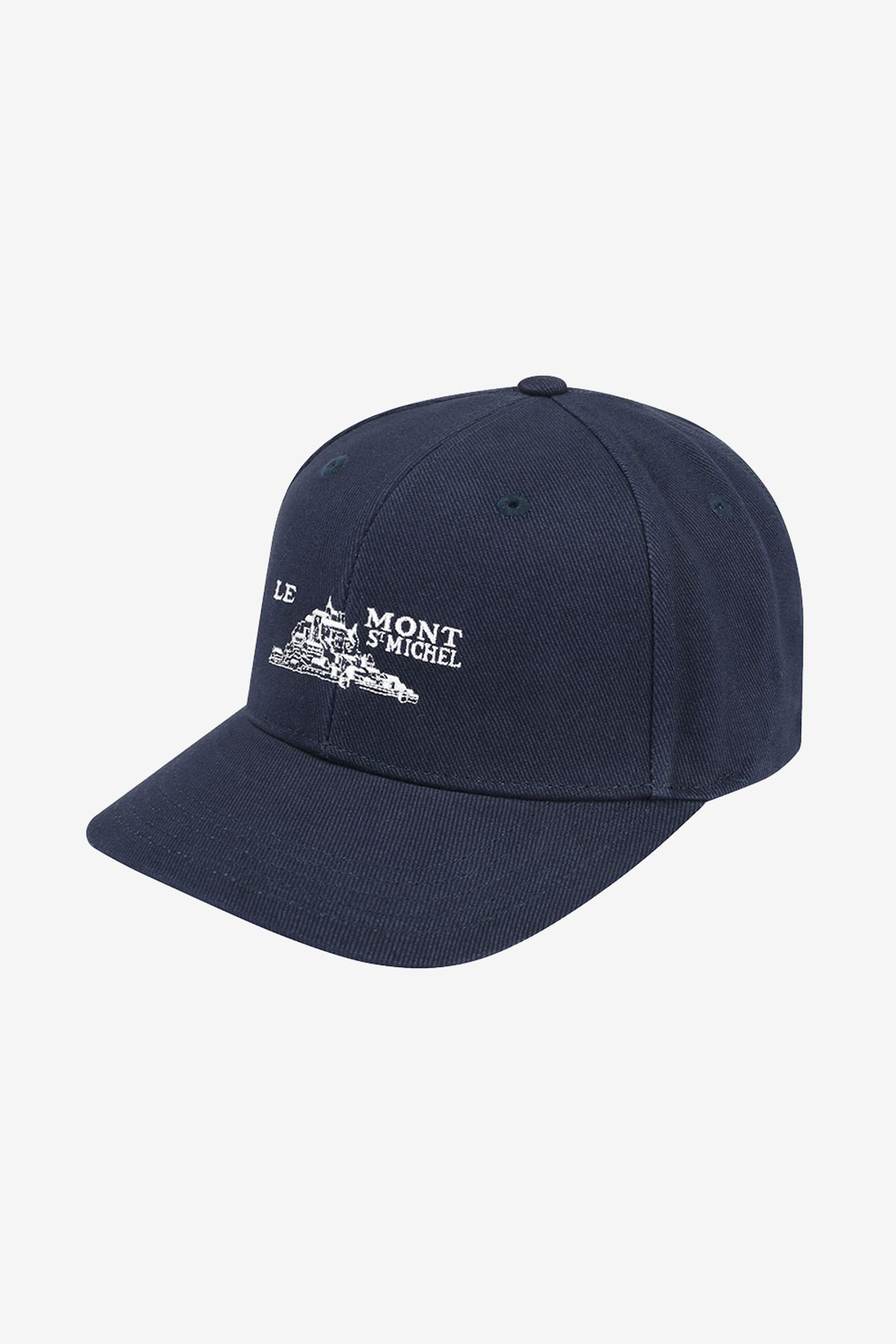 르몽생미셸(LE MONT ST MICHEL) AVILA- Embroidery cap_NAVY