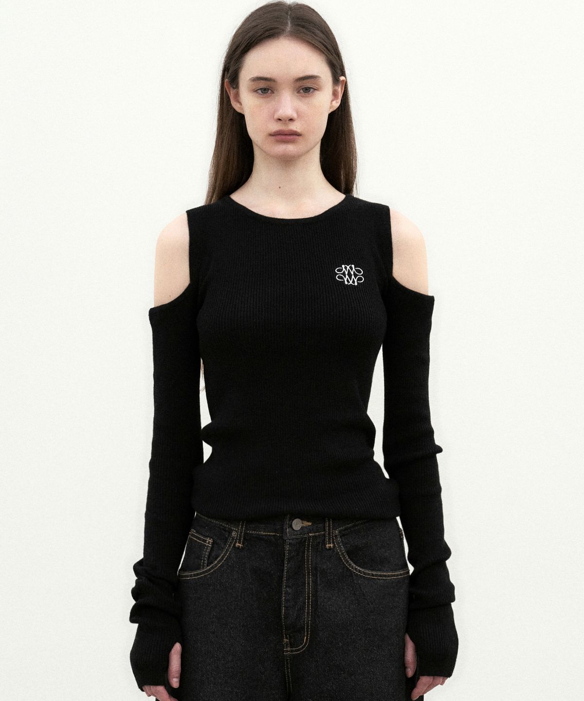 닉앤니콜(NICK&NICOLE) NICOLE WARMER RIBBED OFF SHOULDER KNIT_6 COLOR