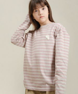 벤베네 스트라이프 티셔츠_핑크