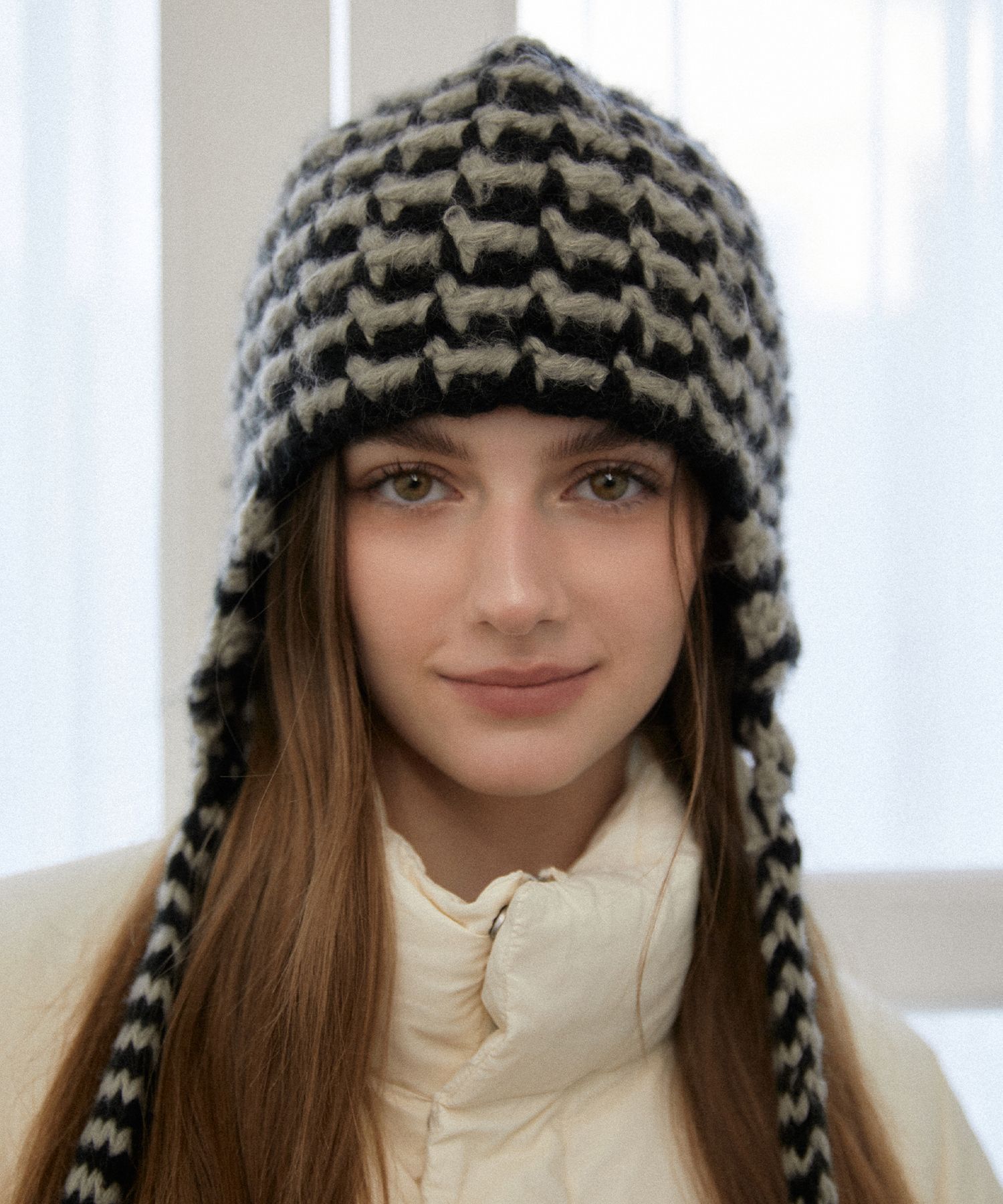 【TATIANA】Tilly Stripe Knite Trooper Hat トルーパーハット MUSINSA公式 | TATIANA Tilly Stripe Knit Trooper Hat BA8145