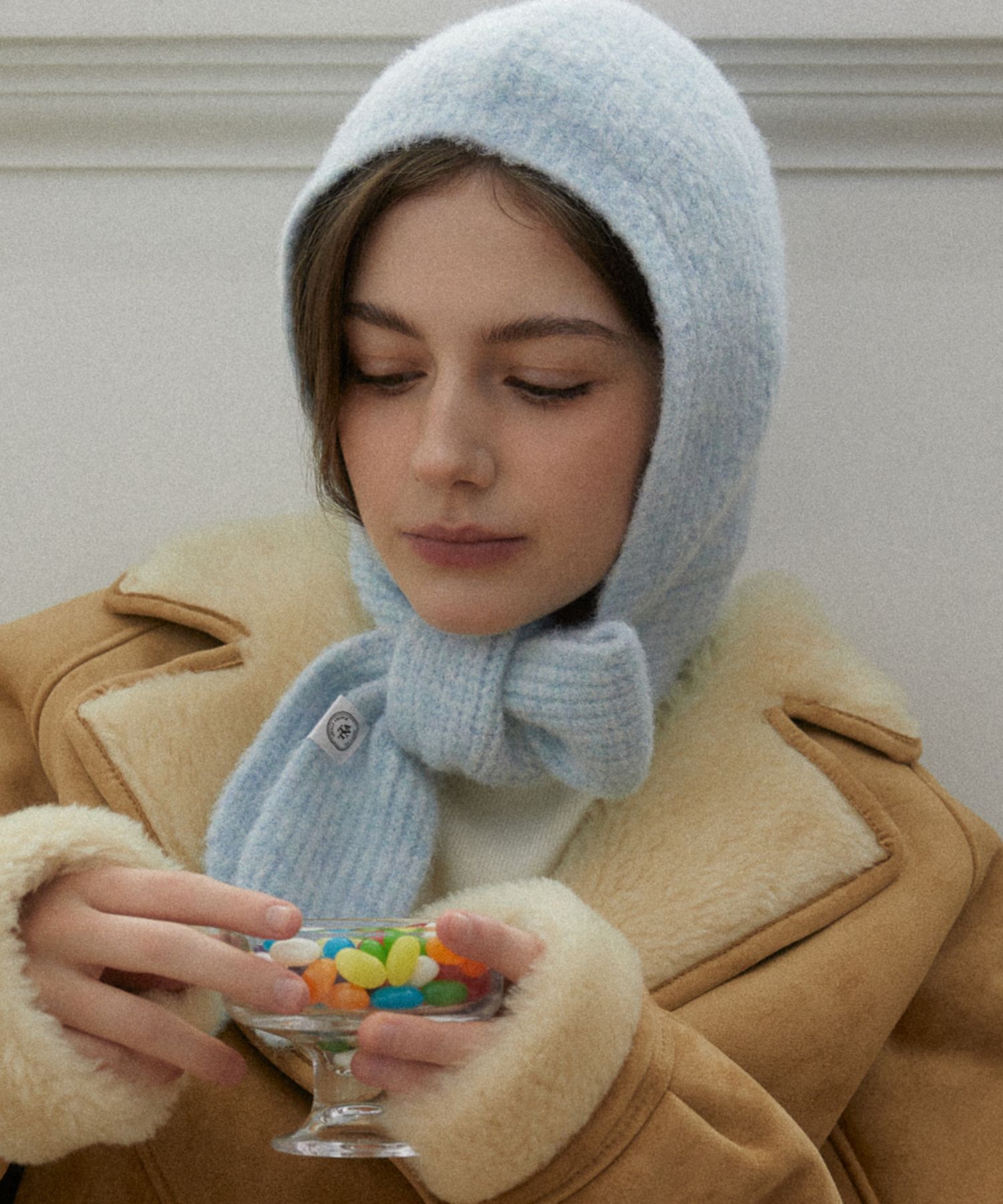 ニットバラクラバ Alice Strap Knit Balaclava/TATIANA MUSINSA | TATIANA Coco Strap Knit Balaclava BA8140 6 Colors