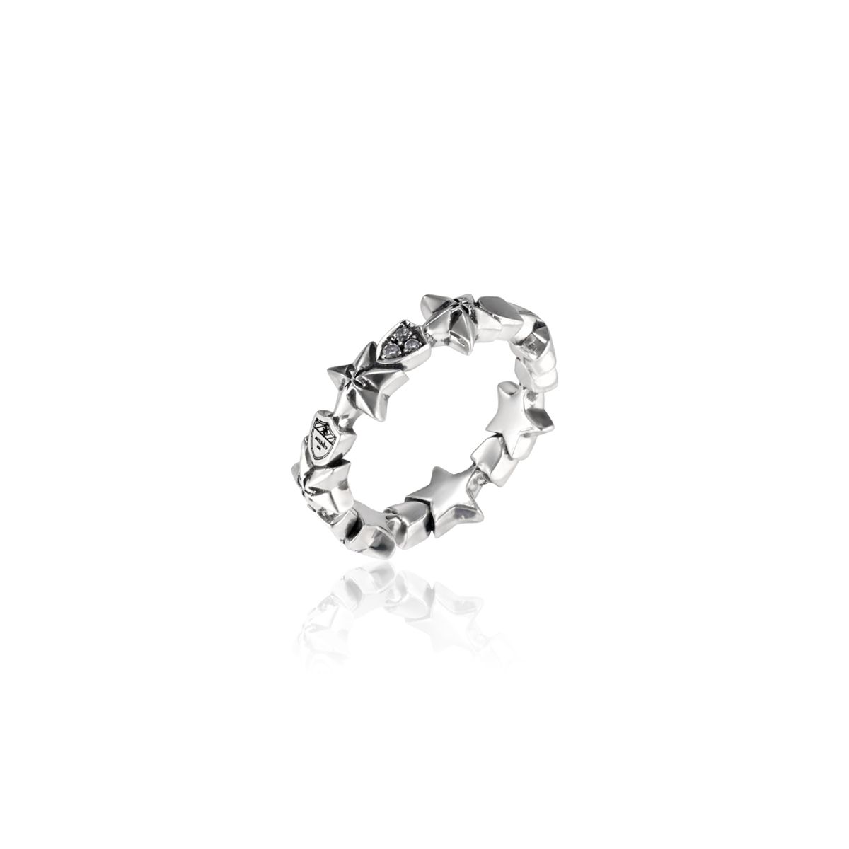 스쿠도(SCUDO) Star Scudo Stone Mix Ring