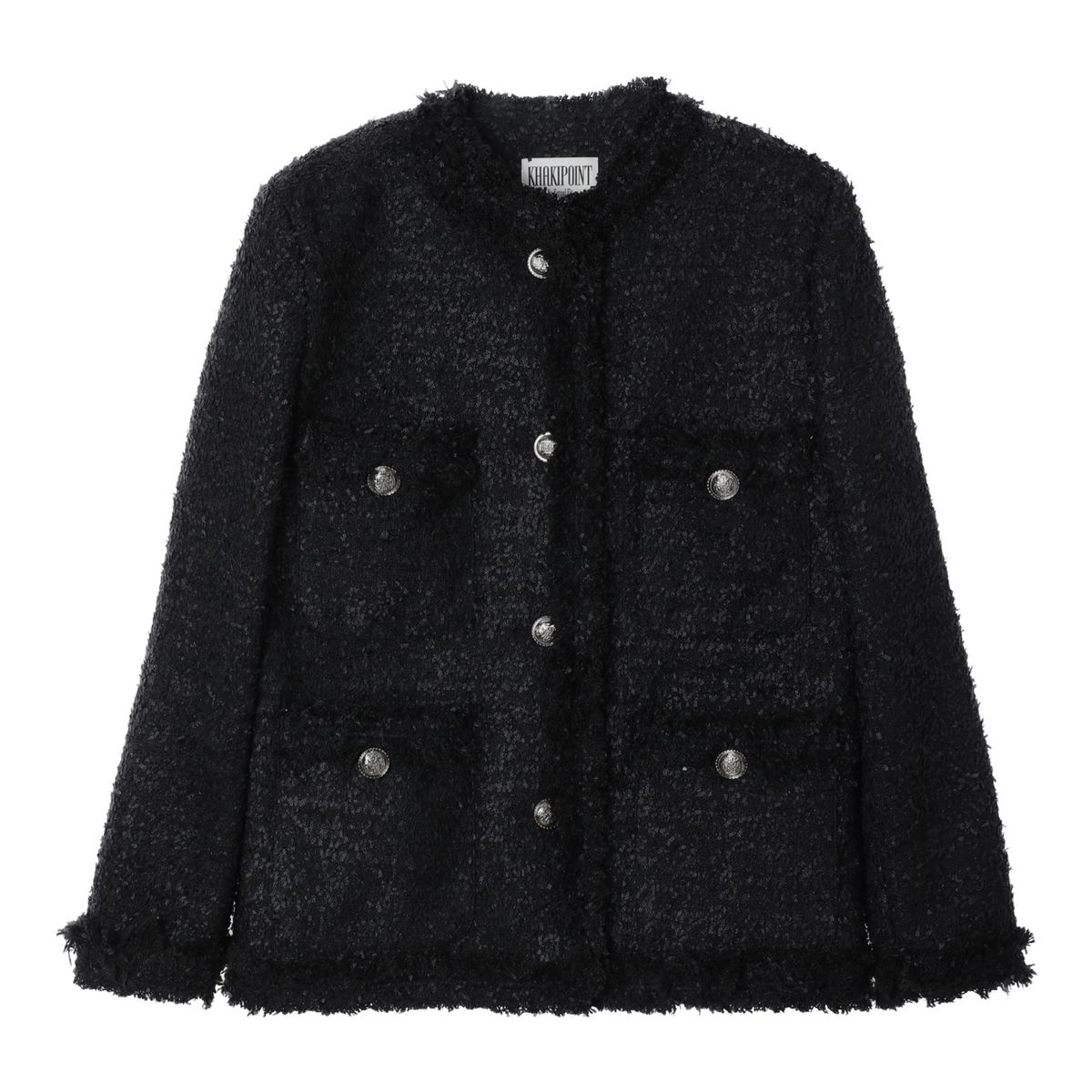 카키포인트(KHAKIPOINT) Antique Tweed Jacket (black)