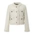 Antique Crop Tweed Jacket (ivory)