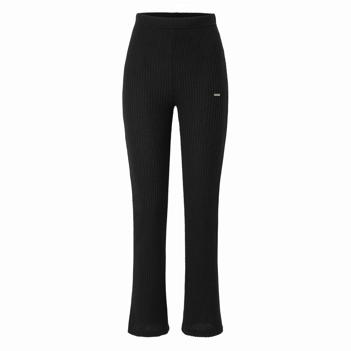 카키포인트(KHAKIPOINT) Ribbed Bootcut Leggings (black)