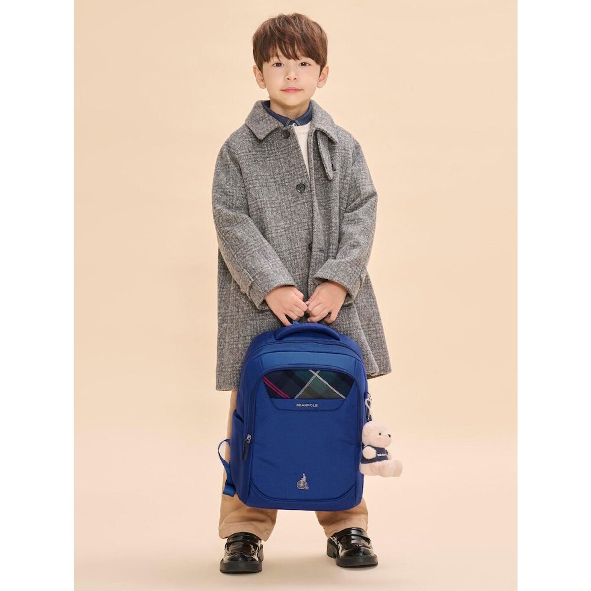 빈폴 키즈(BEANPOLE KIDS) 코어 체크 책가방  블루 (BI51D4U01P)