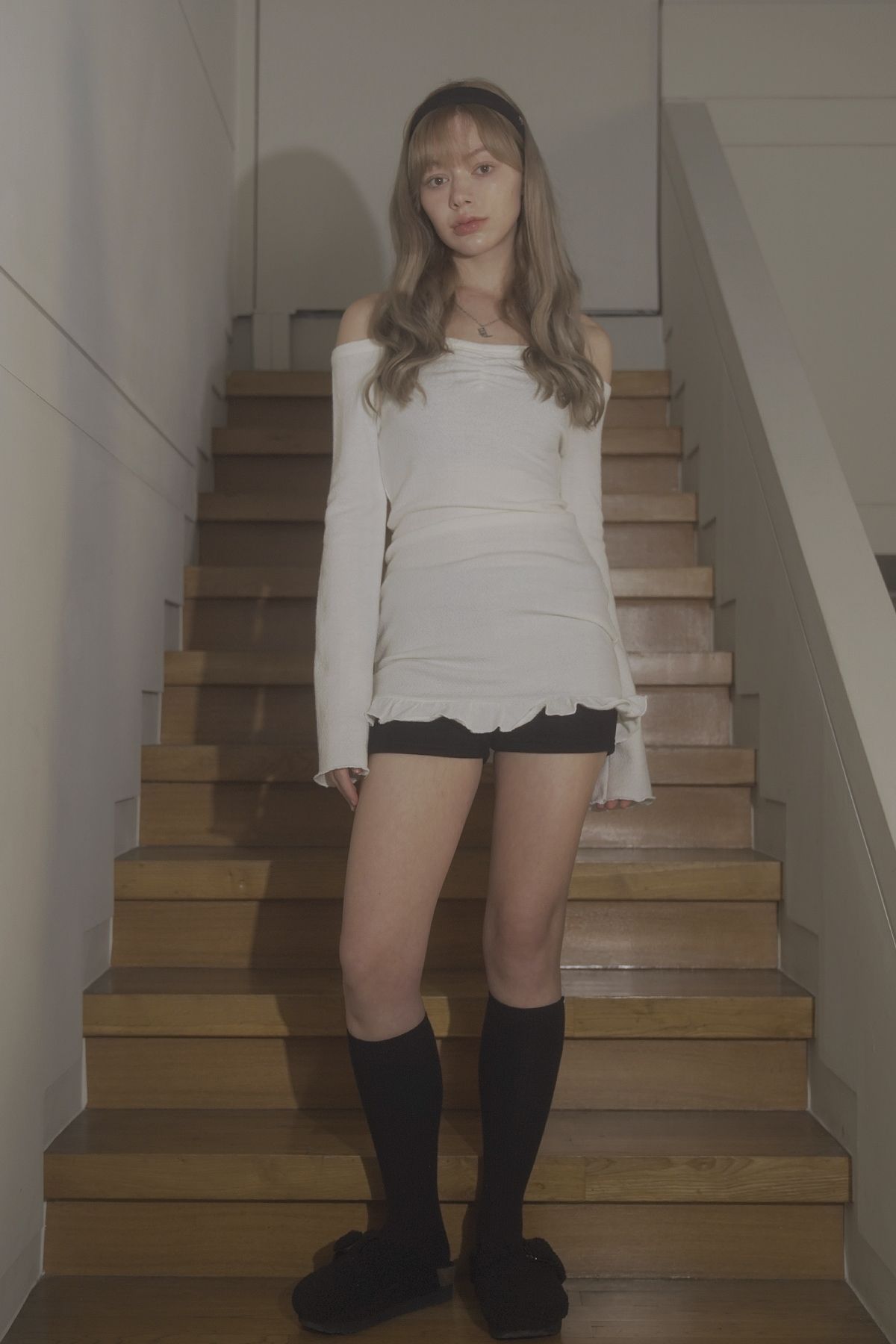 벨리아르(BELLIALEU) SENDIA DRESS-IVORY